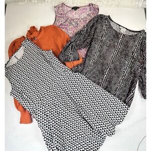 BUNDLE + FREE SHIPPING, Women's Extra Large - Dresses & Tops - 4 pc Lot